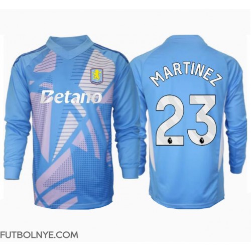 Camiseta Aston Villa Emiliano Martinez #23 Portero Tercera Equipación 2024-25 manga larga
